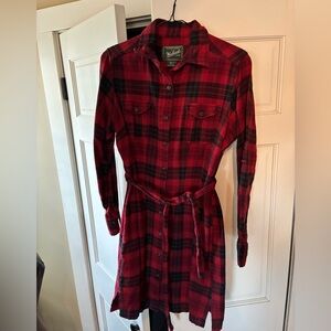 Woolrich women's pemberton collared shirt dress